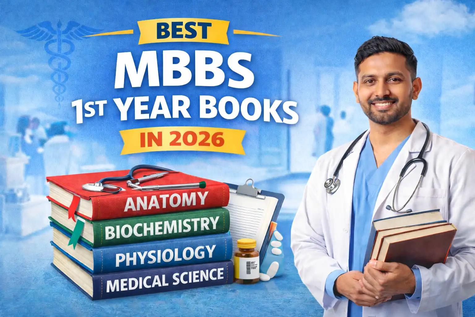 Best MBBS 1st Year Books in 2026 – Complete Subject-Wise Guide for Medical Students